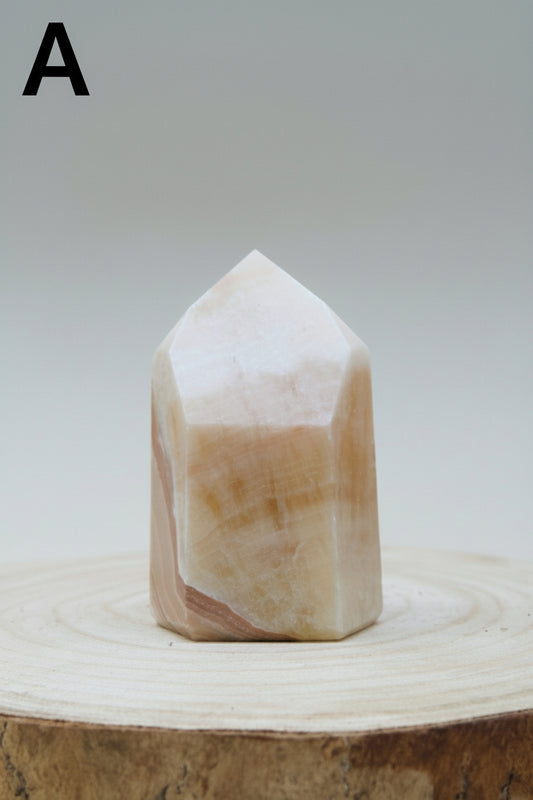 Punta Pulida de Calcita Amarilla – Vitalidad y Confianza