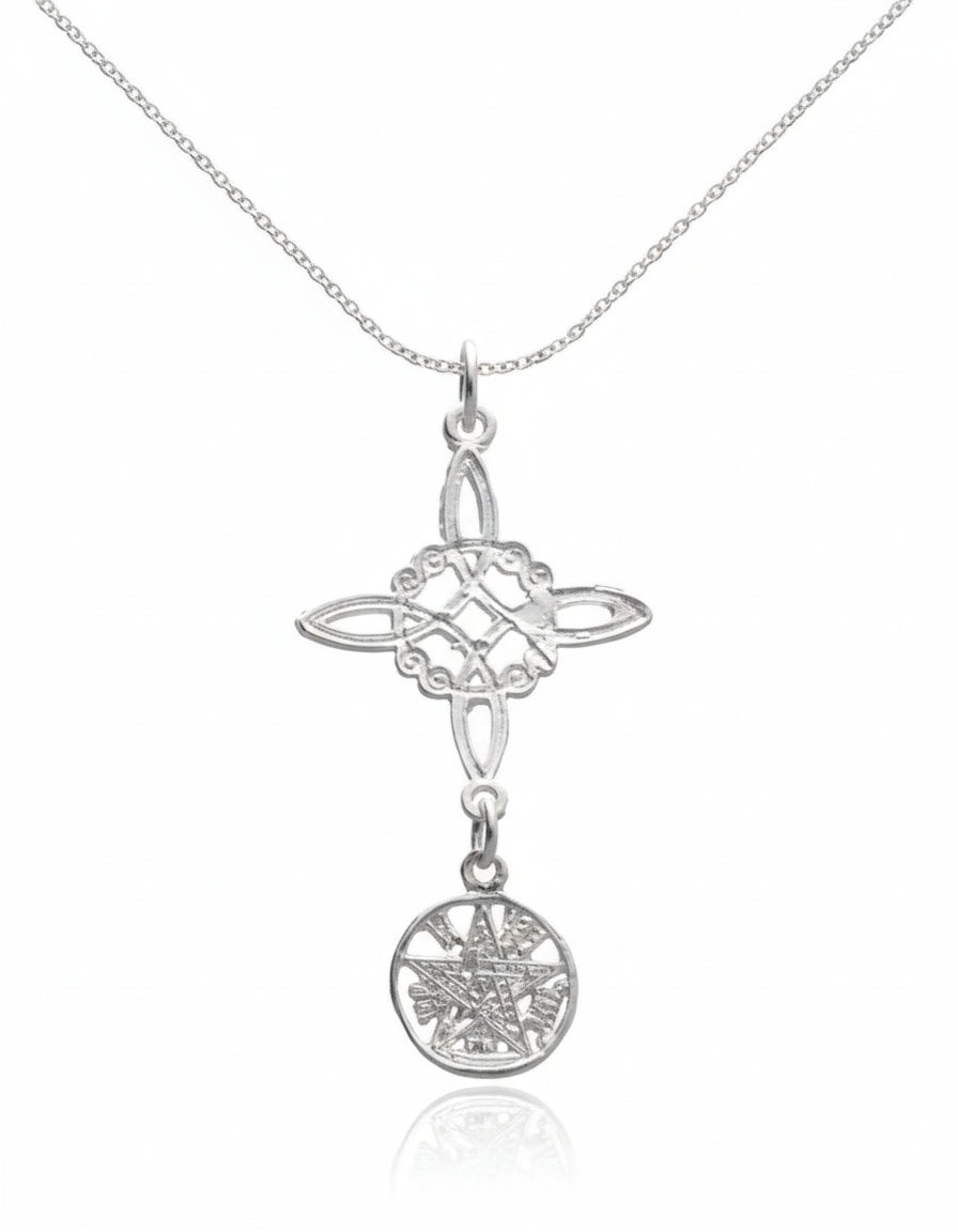 Colgante Doble Protección - Plata de Ley