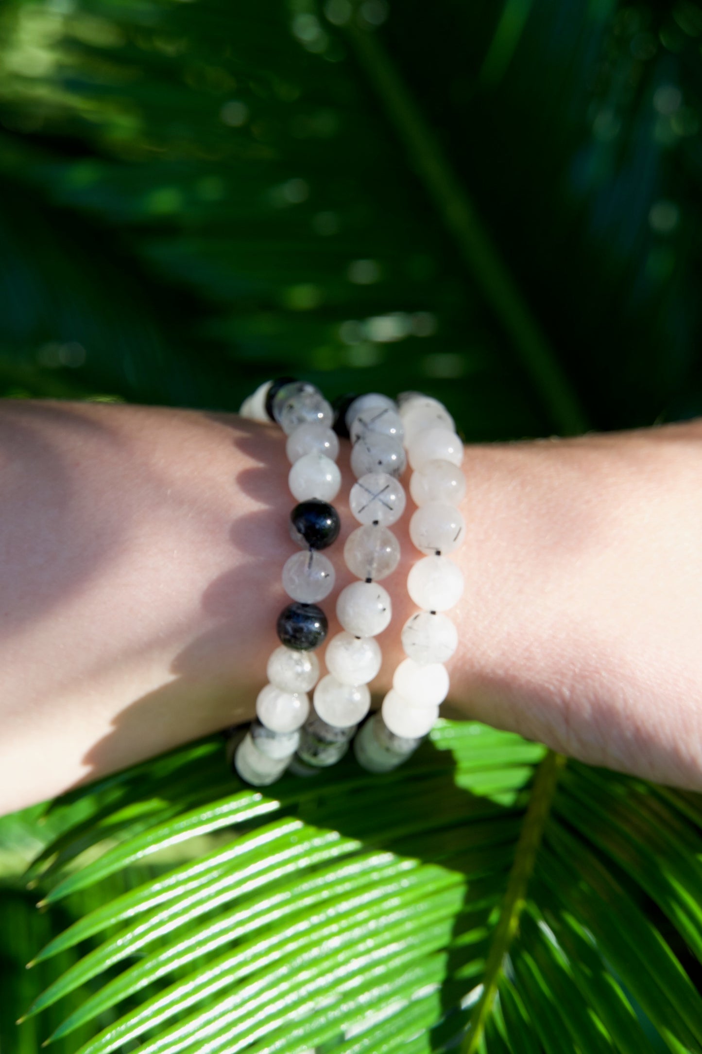 Pulsera cuarzo turmalinado - Protección y limpieza energética