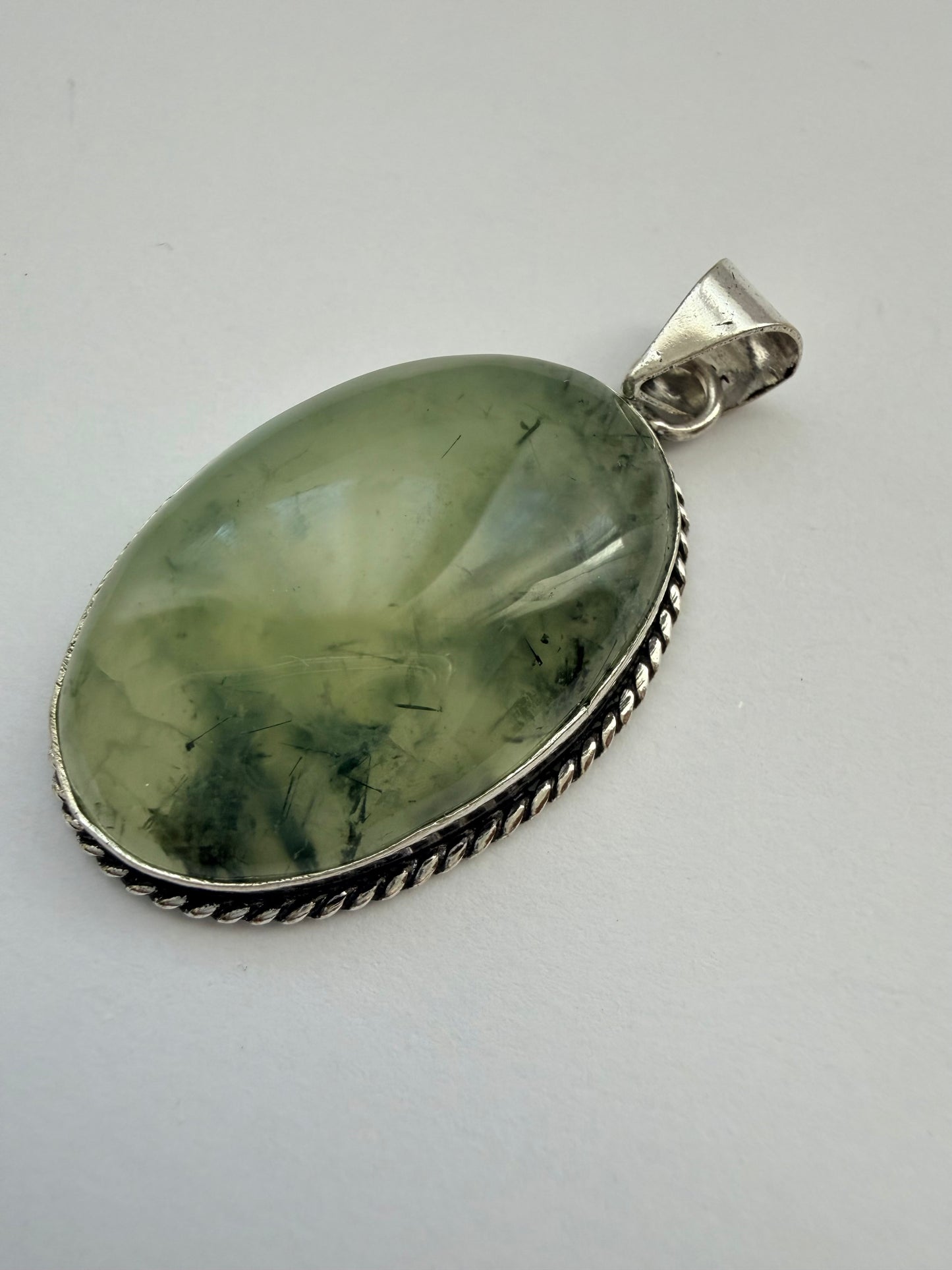 Colgante Alhena · Prehnita