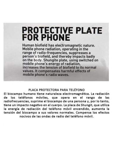 Placa Shungita para móvil - Protección electromagnética