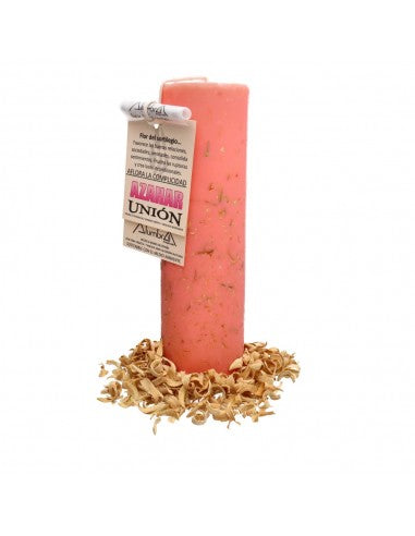 Vela artesanal con Azahar - Unión