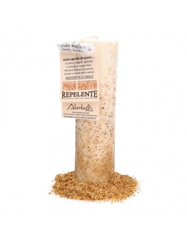 Vela artesanal con Palo Santo - Repelente