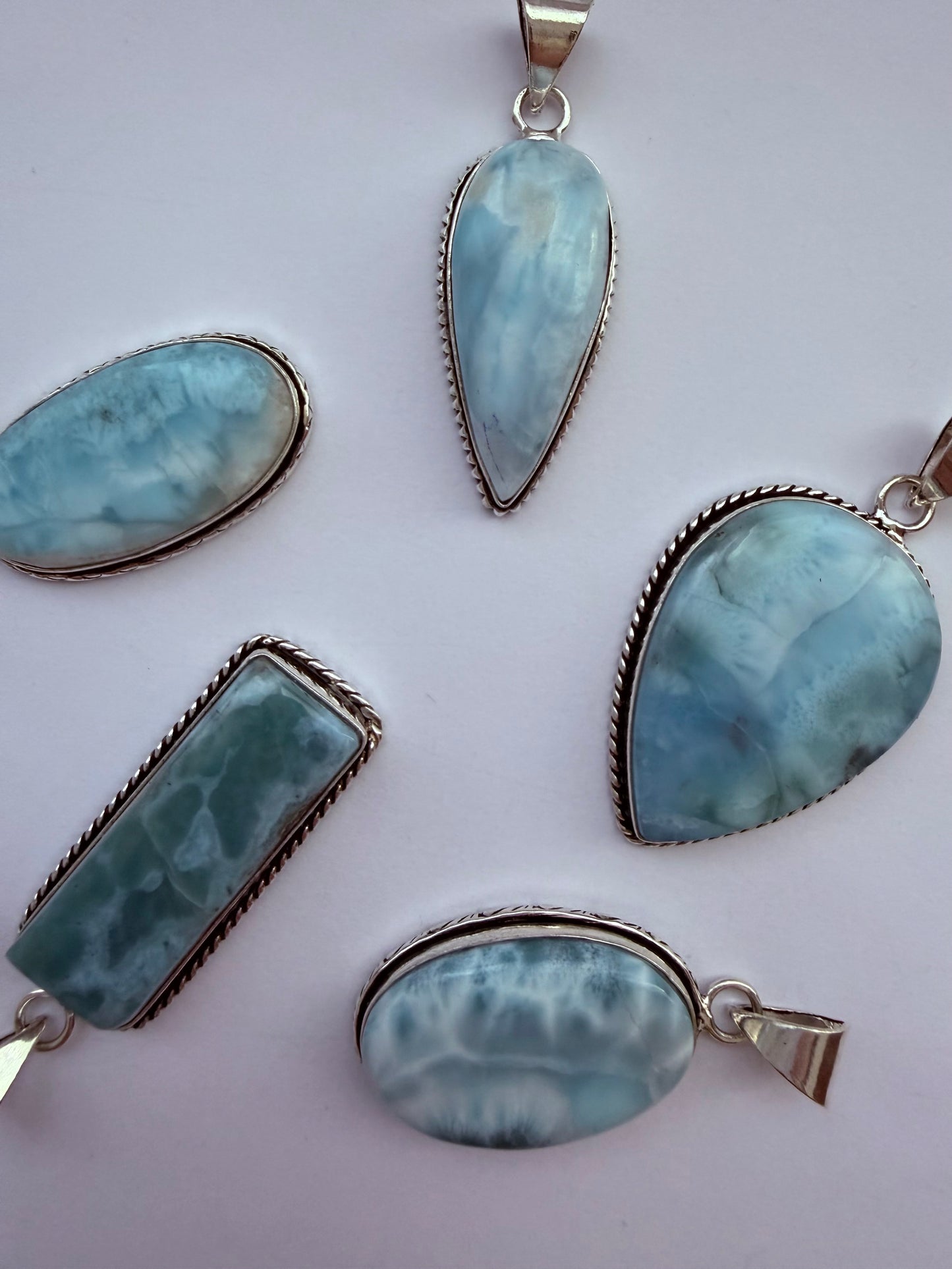 Colgante Alhena · Larimar
