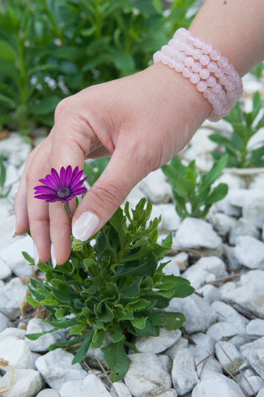 Pulsera cuarzo rosa - Amor propio y armonía emocional