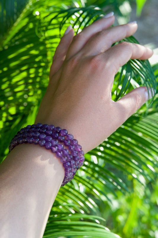 Pulsera amatista – Transmutación, protección y claridad mental