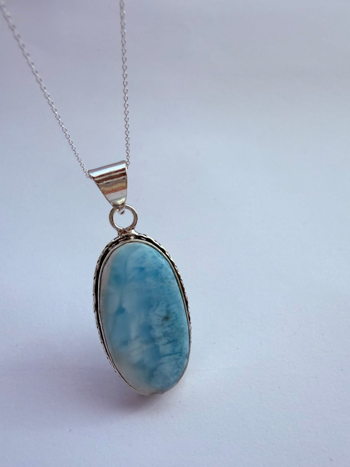 Colgante Alhena · Larimar