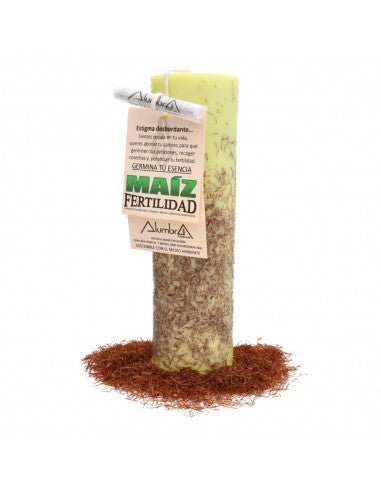 Vela artesanal con Maíz - Fertilidad