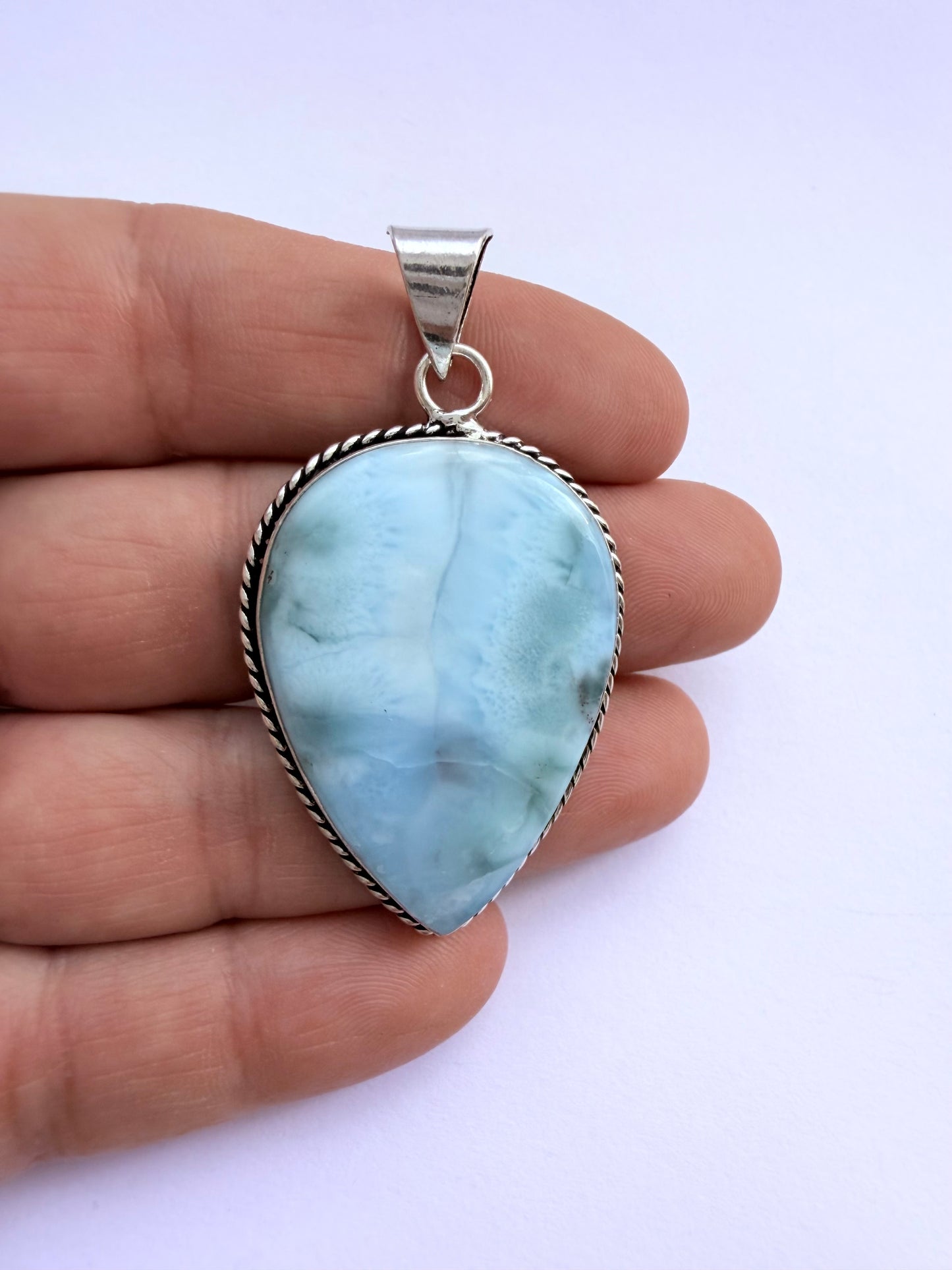 Colgante Alhena · Larimar