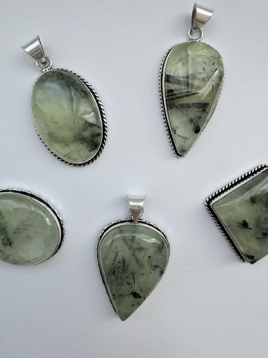 Colgante Alhena · Prehnita