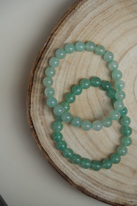 Pulsera cuarzo verde – Sanación, y apertura del corazón