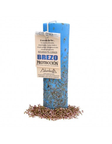 Vela artesanal con Brezo - Protección