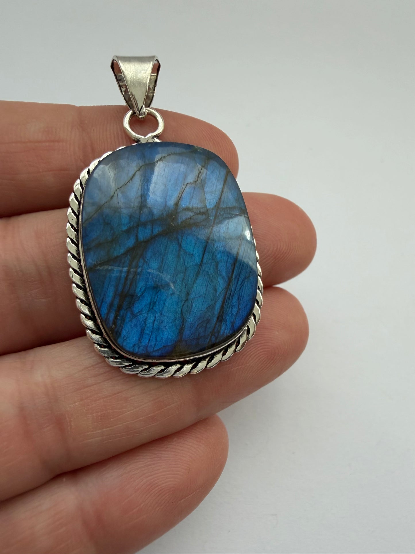 Colgante Alhena · Labradorita