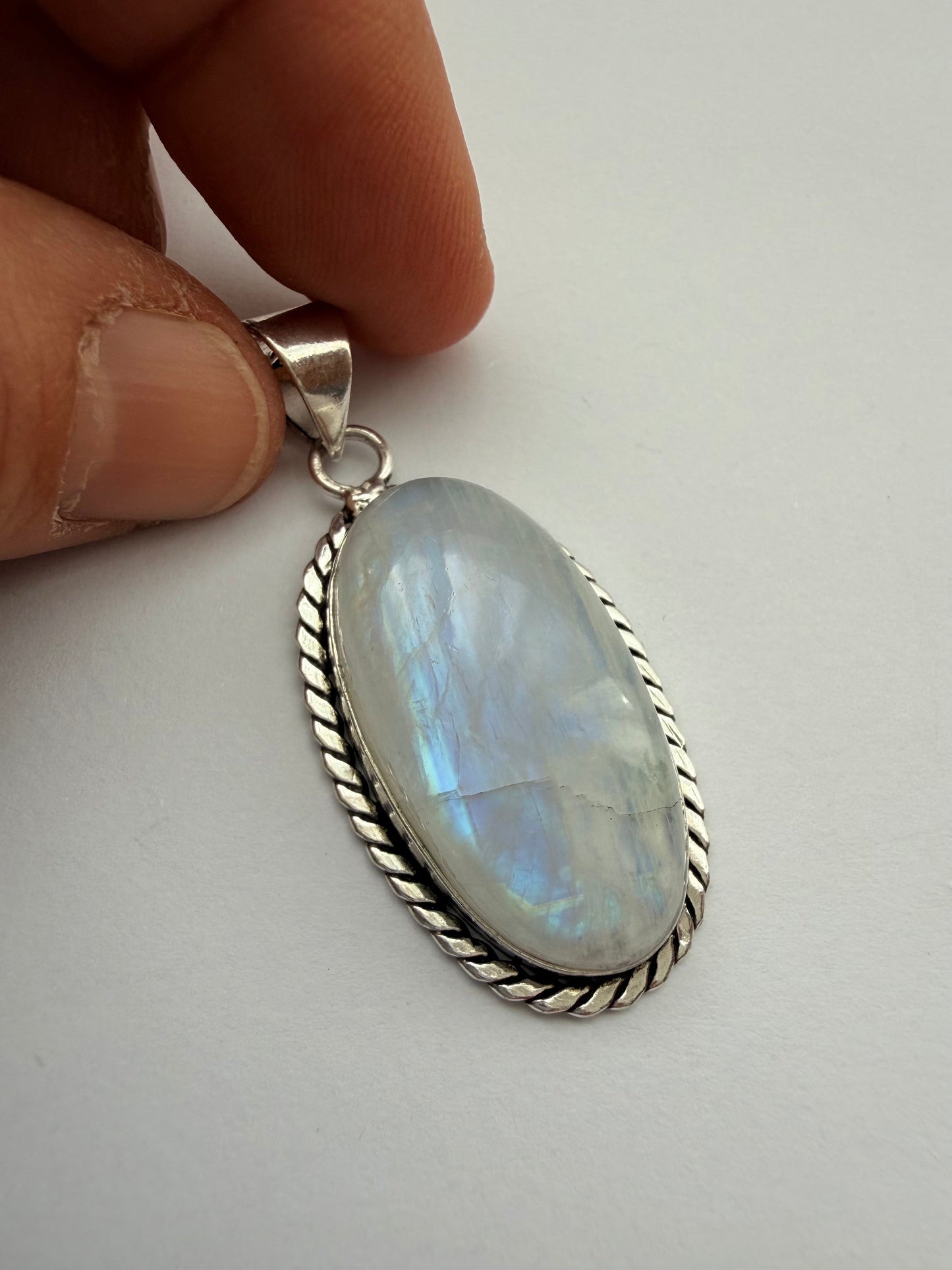 Colgante Alhena · Piedra Luna