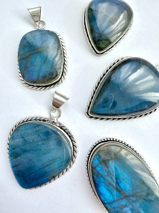 Colgante Alhena · Labradorita