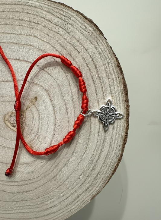 Pulsera 7 Nudos con Nudo de Bruja – Protección y fuerza personal