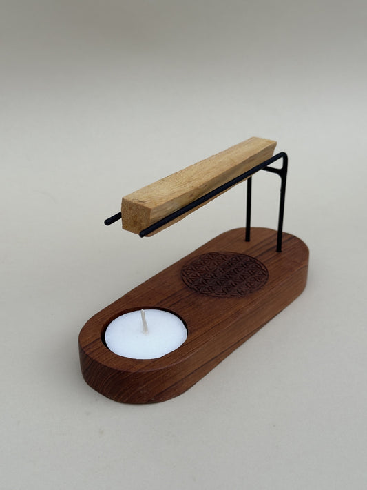 Quemador de Palo Santo Flor de la Vida