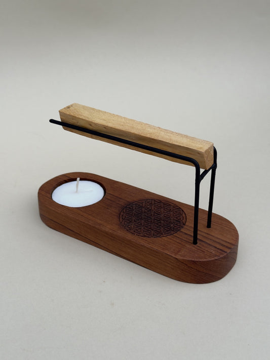 Quemador de Palo Santo Flor de la Vida