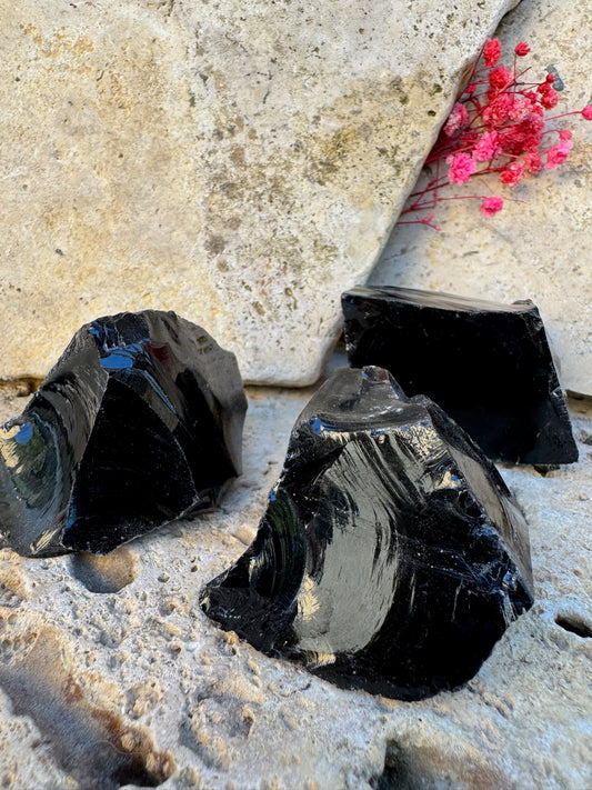 Masivo de Obsidiana grande – Protección y Liberación